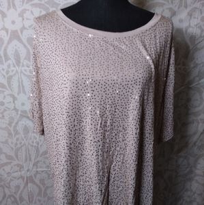 INC International Concepts Sequin t-shirt